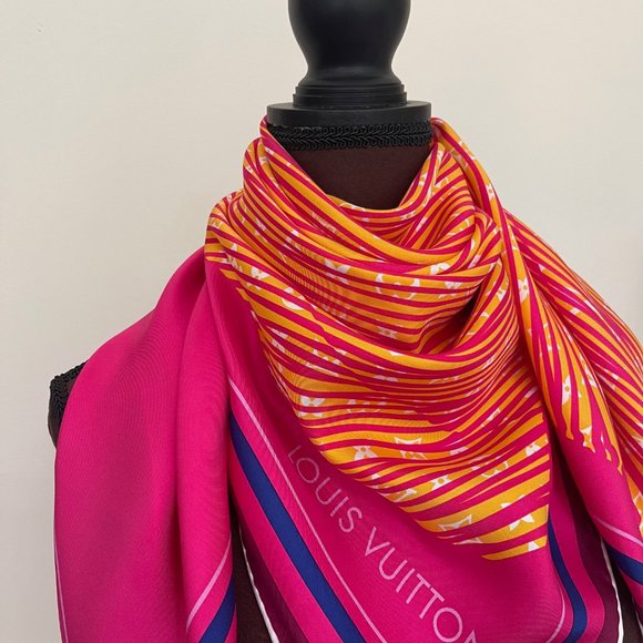 New Louis Vuitton Scarf Monogram Alma Bag Silk Wrap - Picture 11 of 14